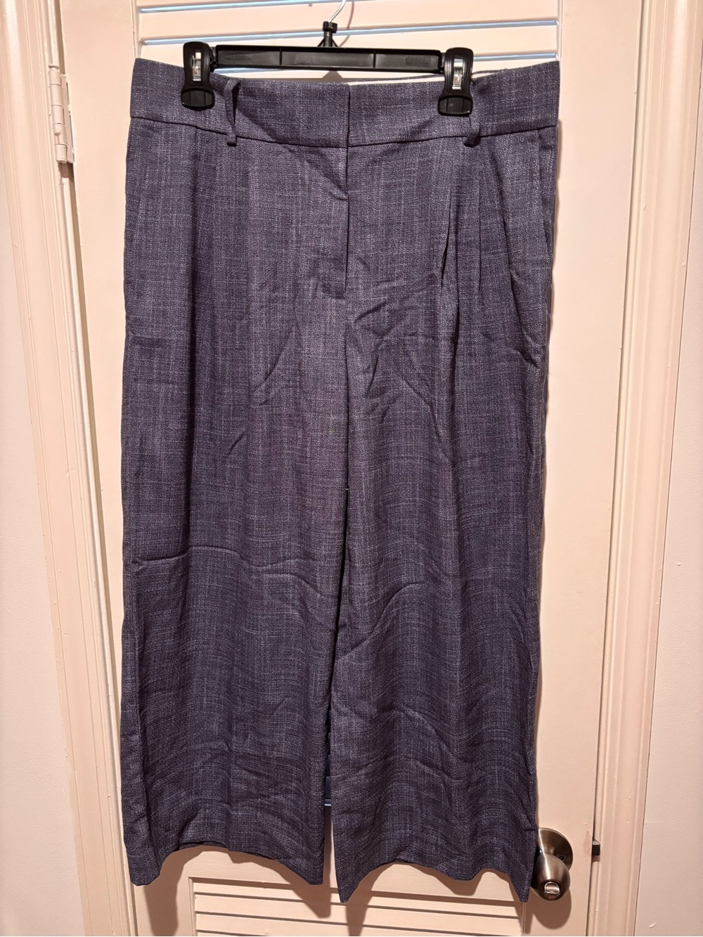 Wide-Leg Dress gauchos in Heather Navy